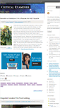 Mobile Screenshot of criticalexaminer.com
