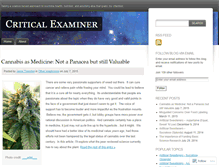 Tablet Screenshot of criticalexaminer.com